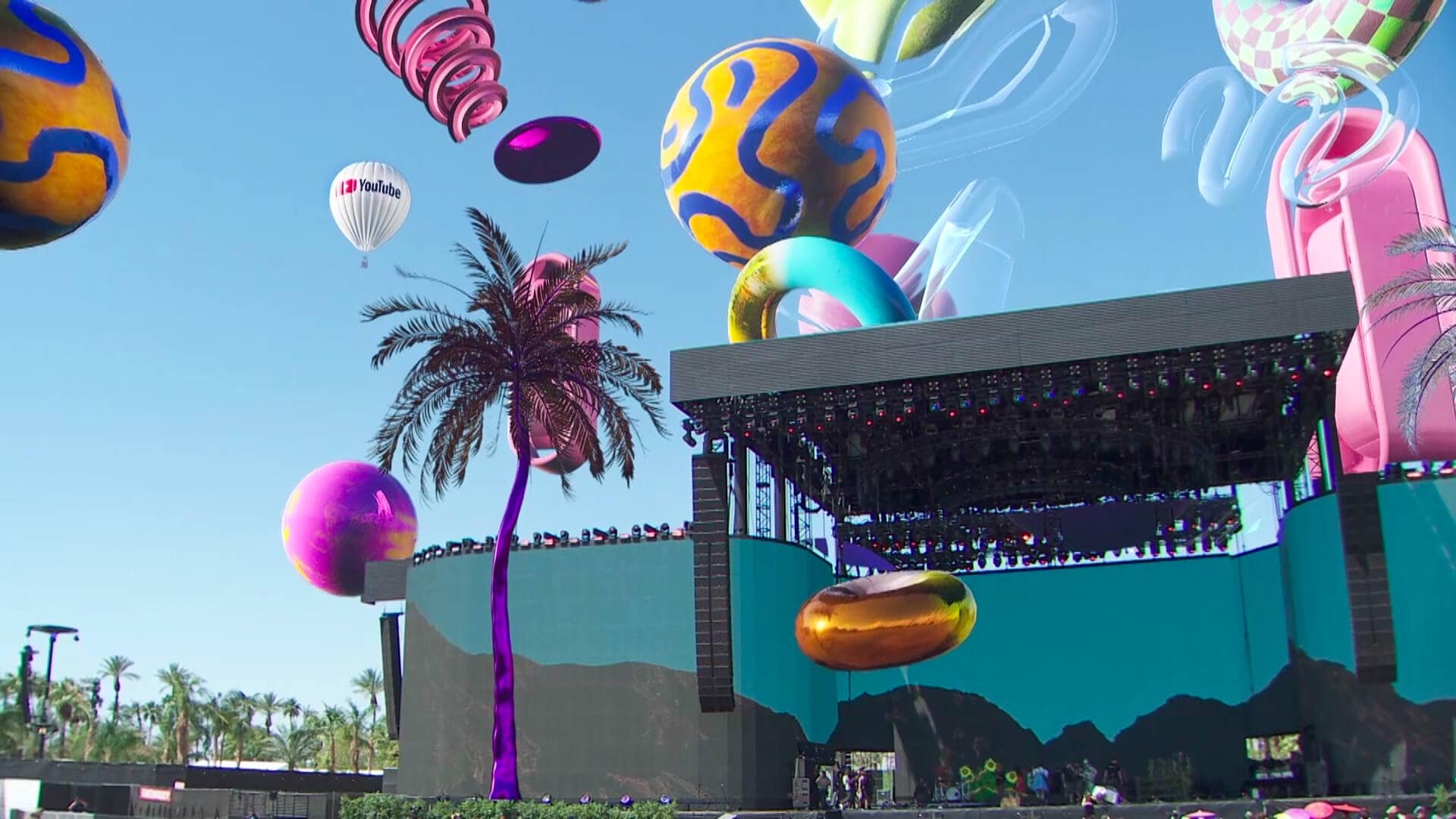 Coachella Augmented Reality music stage