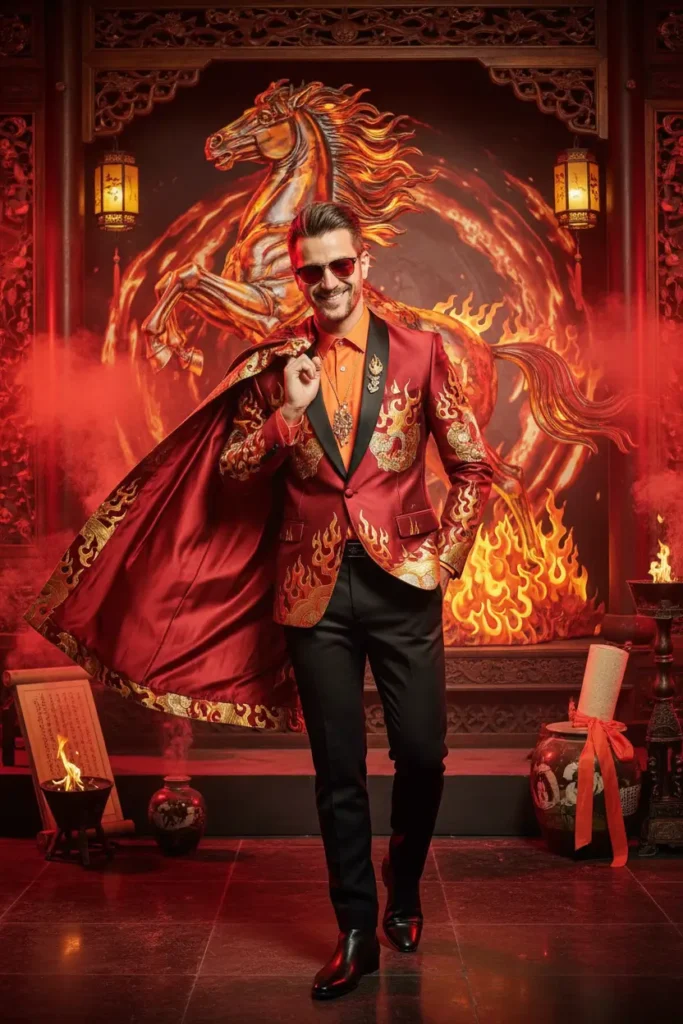 Year of the fire horse 2026 AI photobooth