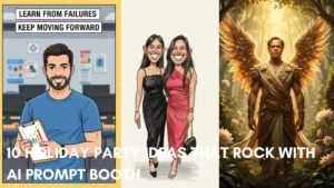 holiday party ideas- ai prompt booth