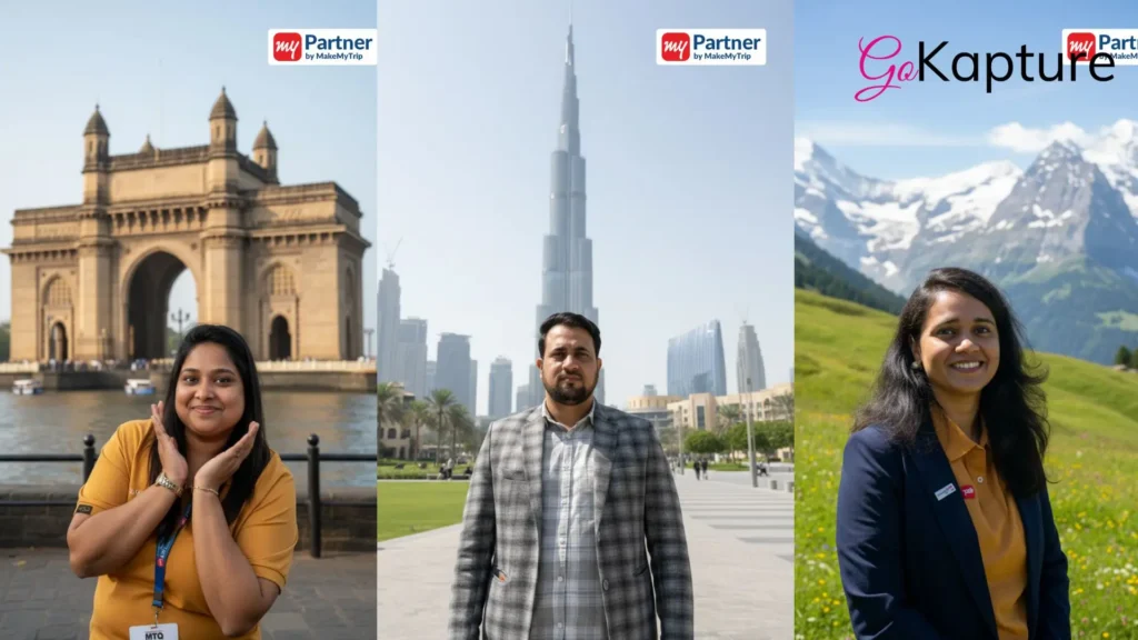 AI Around the World Photobooth in Delhi by GoKapture