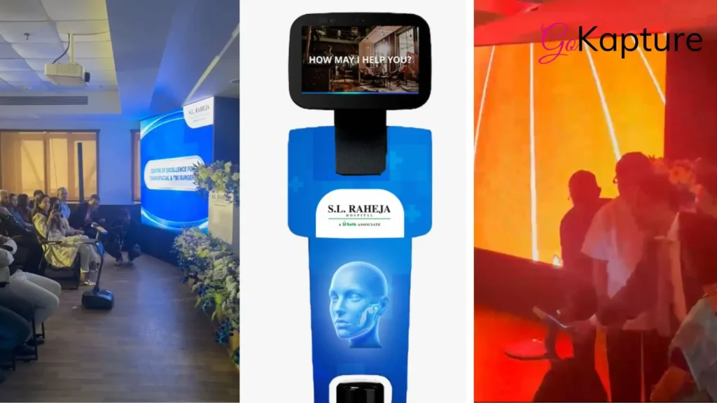 Interactive Robot for Event in Mumbai