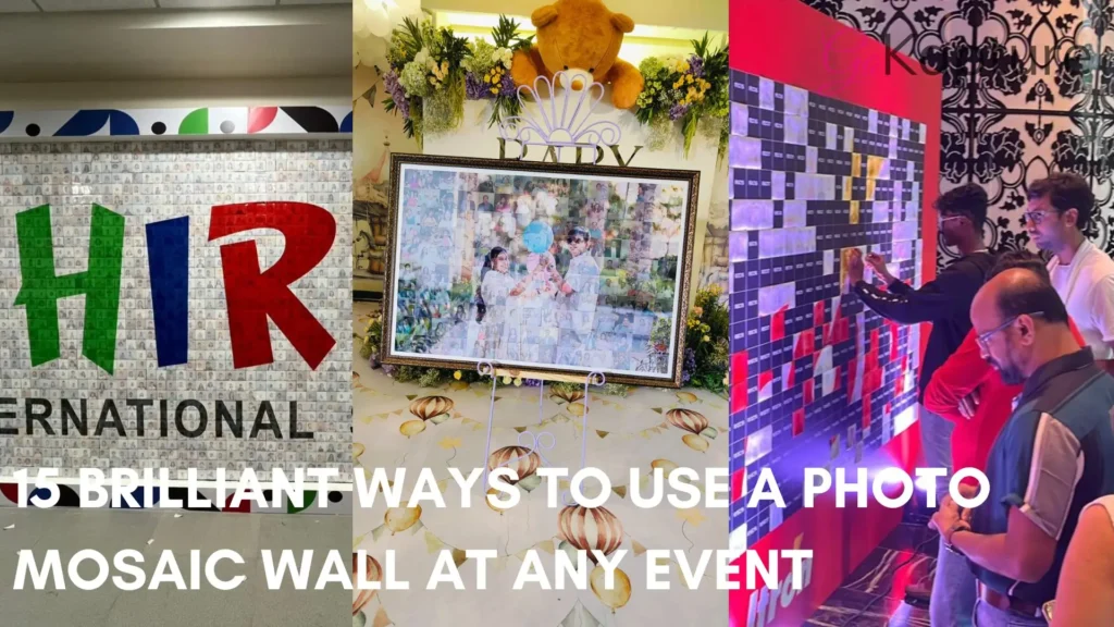 photo mosaic wall for events- GoKapture