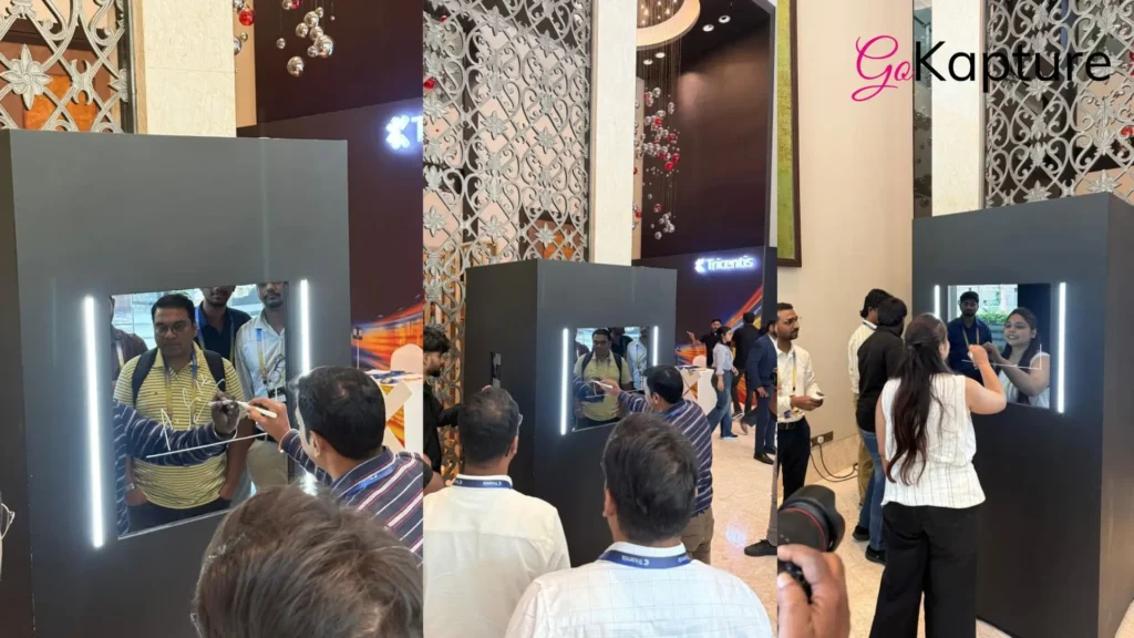 signature booth in Bangalore by GoKapture