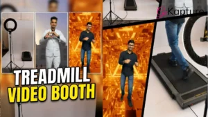 treadmill photobooth in Gurgaon by GoKapture