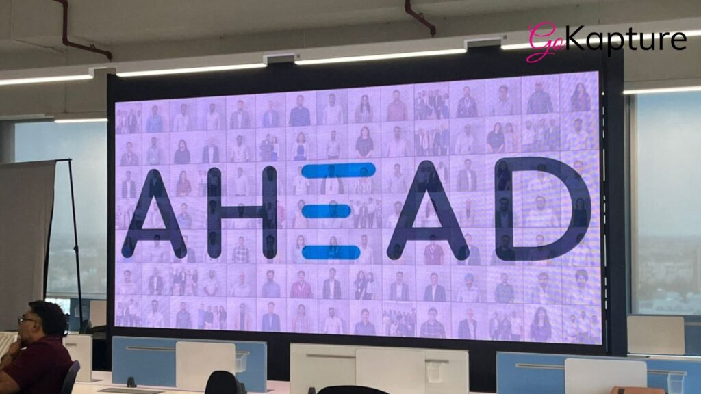 Photo Mosaic wall for office event by GoKapture