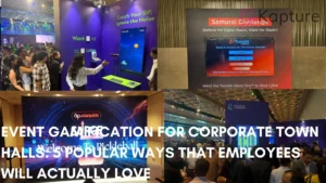 event gamification for corporate town halls - GoKapture