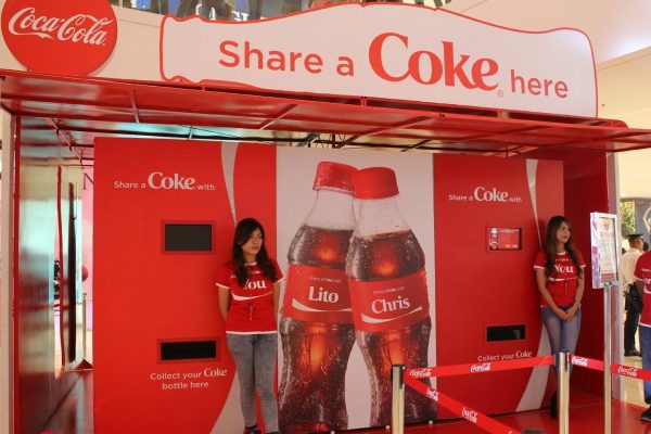 Coca-Cola Share a Coke Campaign photo booth